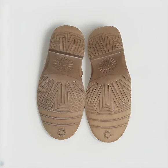 UGG Women's Quincy Fold Shearling Lined Lace-Up Boots Combat EU 38 Size 7 - Picture 4 of 9